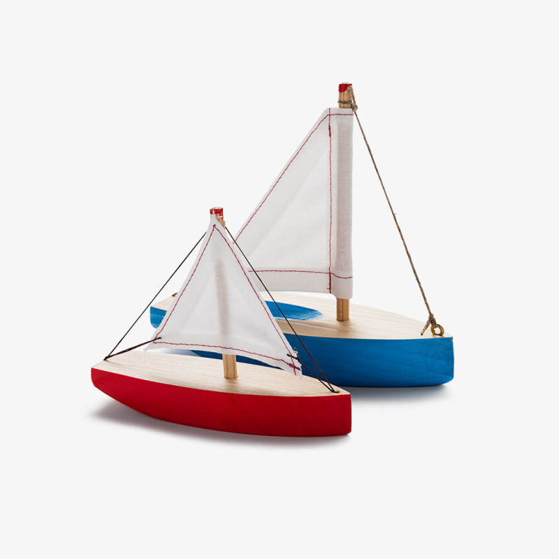 wood toy boats